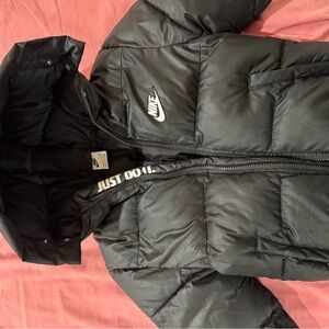 Nike Black boys puffer jacket